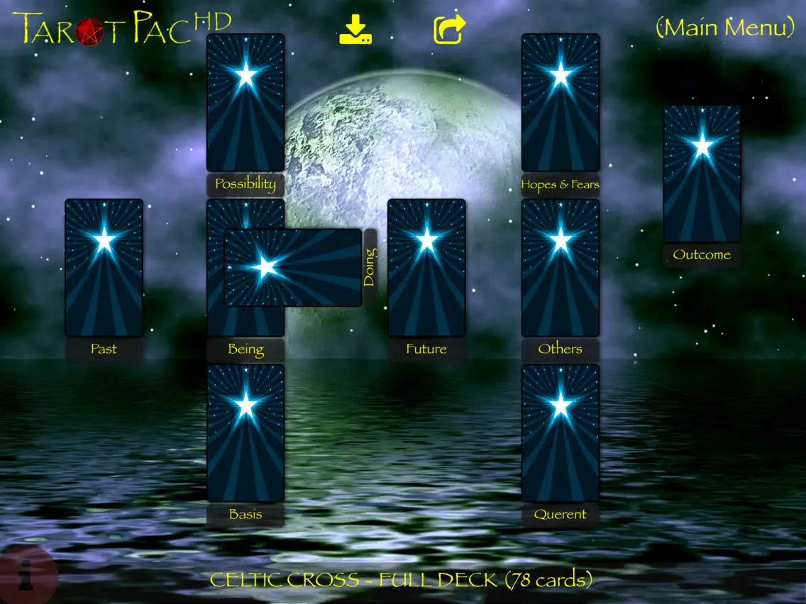 Ảnh chụp màn hình của TarotPac Tarot Cards HD iPad 