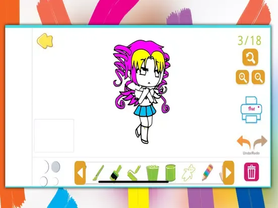 Gasha Coloring Book Chibi iPad  Ekran Görüntüleri