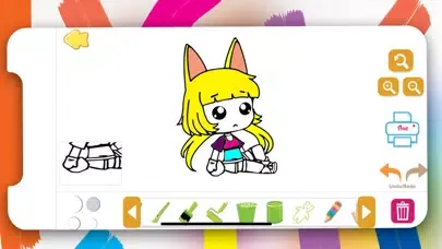 Gasha Coloring Book Chibi Ekran Görüntüleri