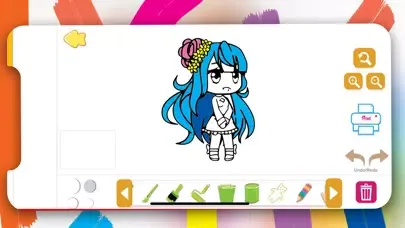 Gasha Coloring Book Chibi Ekran Görüntüleri