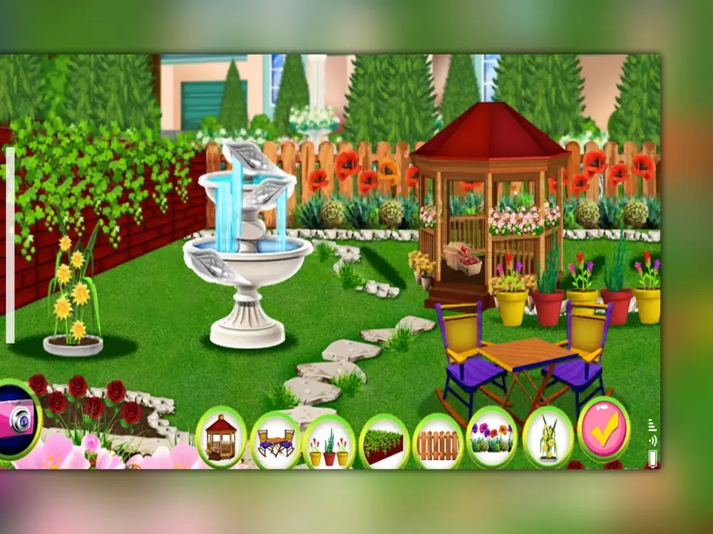 Tangkapan skrin Tocca Garden Decoration iPad 