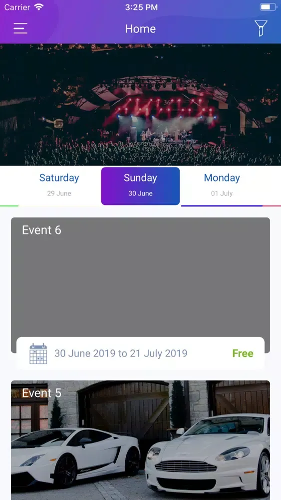 Tangkapan skrin Allin Agenda