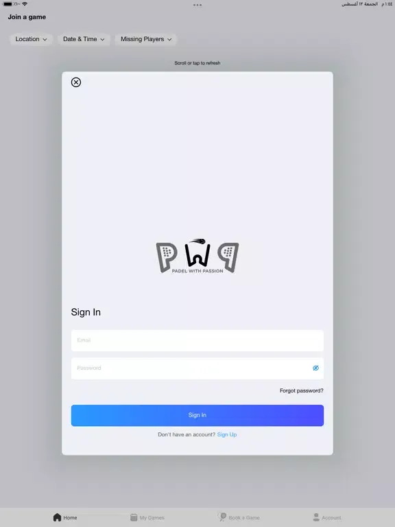 ภาพหน้าจอของ PWP - Kwt iPad 
