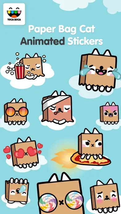 تصاویر Toca Life Paper Bag Cat