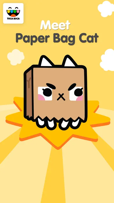 تصاویر Toca Life Paper Bag Cat