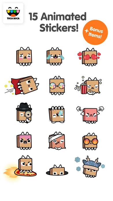 تصاویر Toca Life Paper Bag Cat