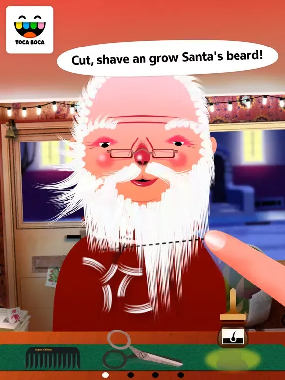 Capturas de tela do Toca Hair Salon - Christmas iPad 