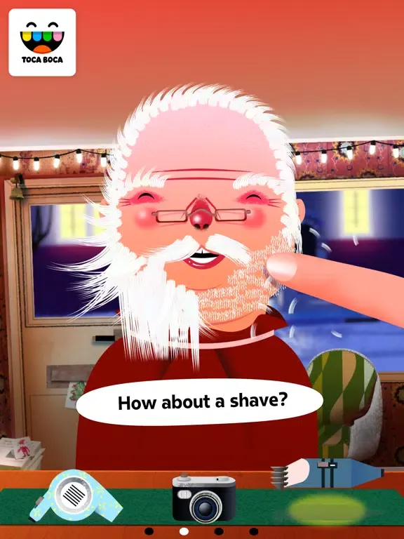 Capturas de tela do Toca Hair Salon - Christmas iPad 