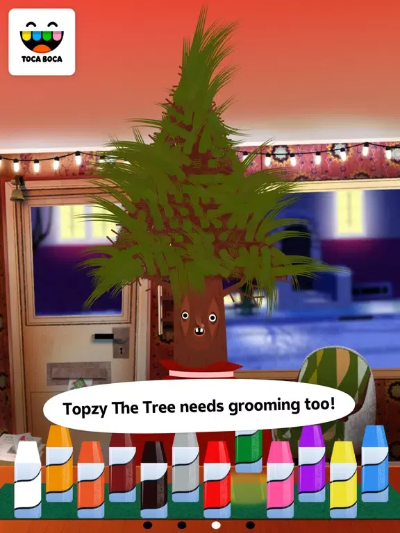 Capturas de tela do Toca Hair Salon - Christmas iPad 