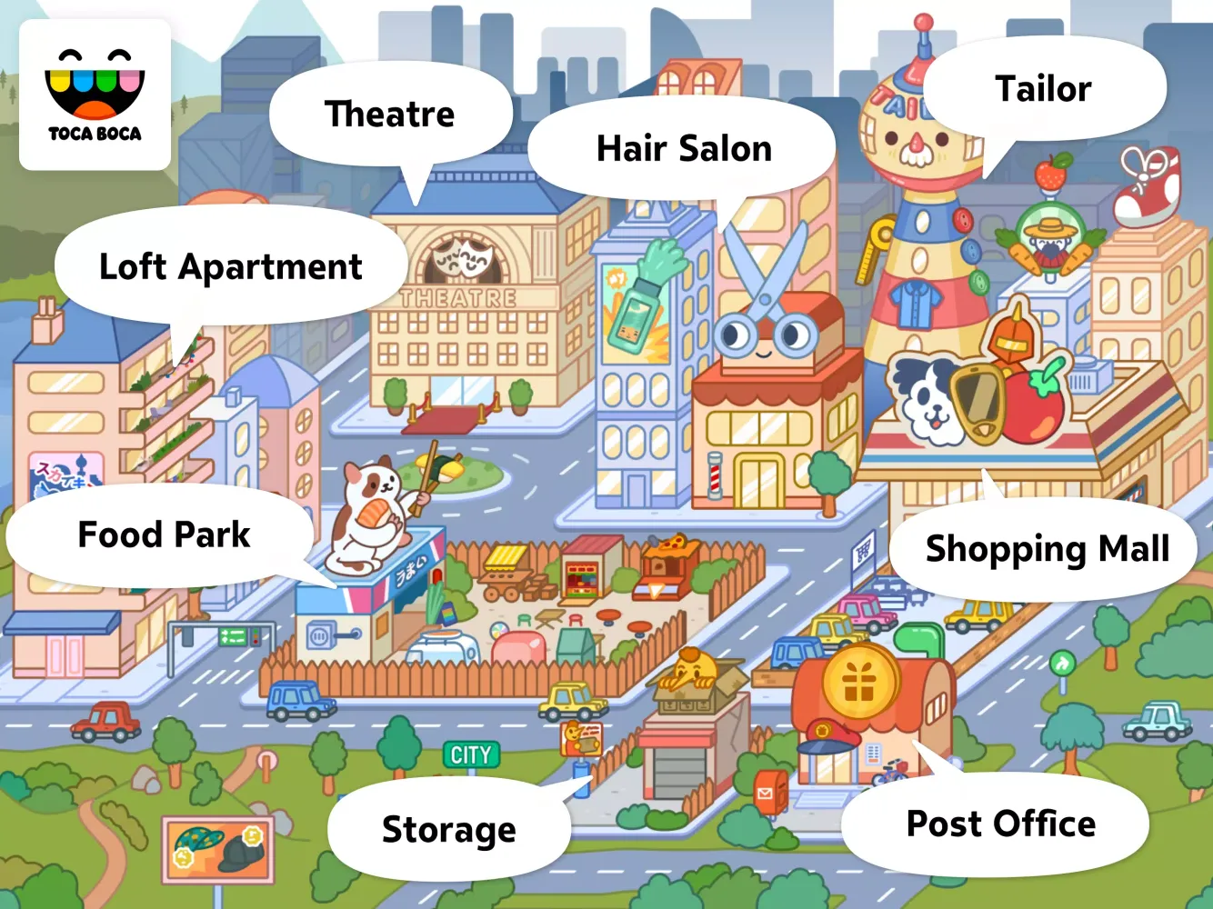 Toca City Screenshots