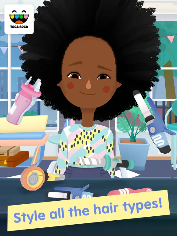 Toca Hair Salon 3 iPad  Screenshots