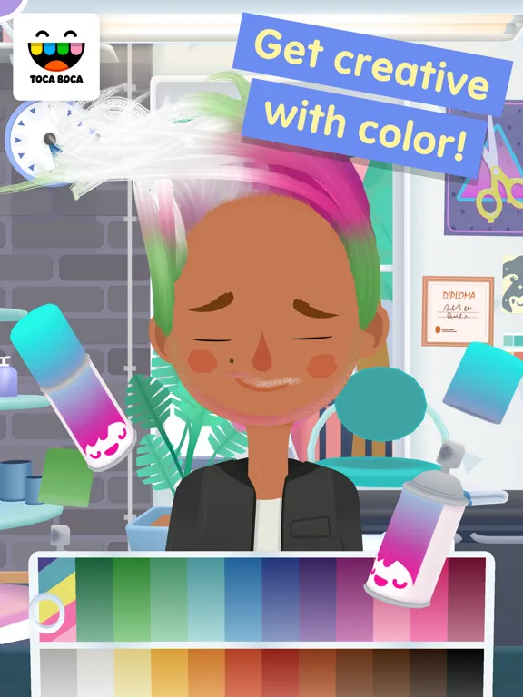 Toca Hair Salon 3 iPad  Screenshots