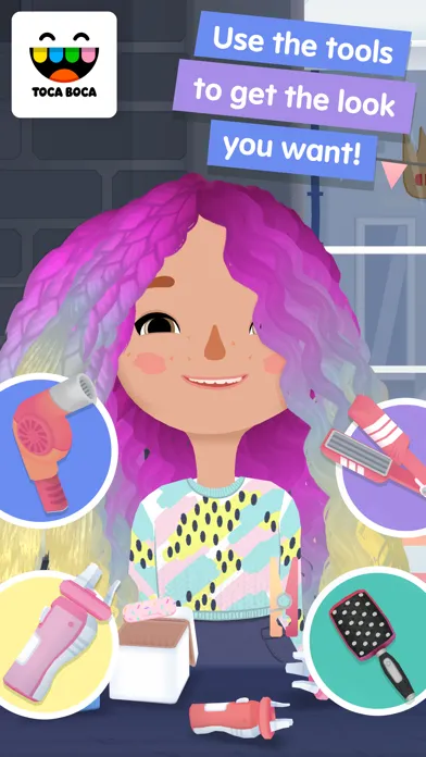 Toca Hair Salon 3 Screenshots