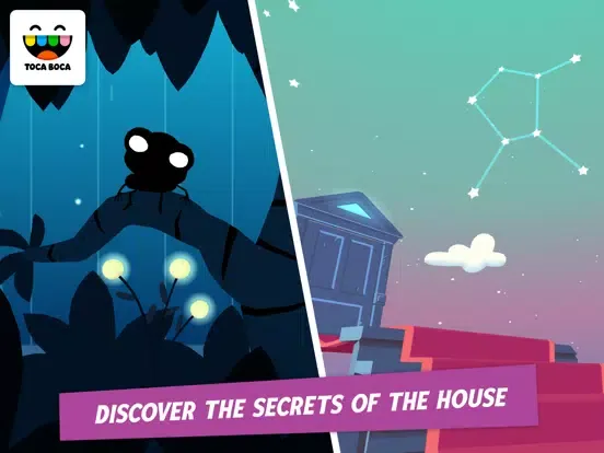 Ảnh chụp màn hình của Toca Mystery House iPad 