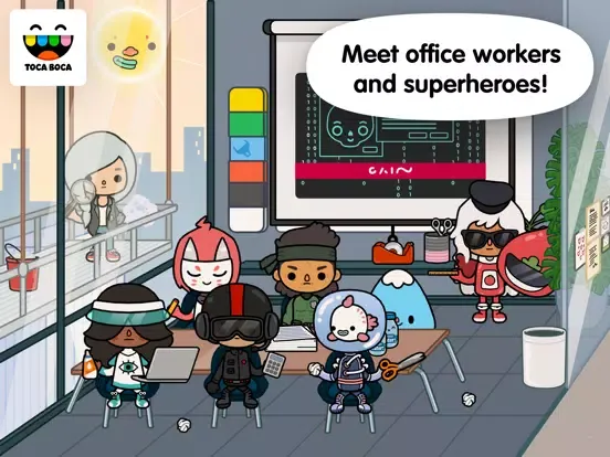 Toca Life: Office iPad  Screenshots