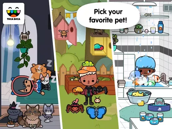 Captures d'écran de Toca Life: Pets iPad 