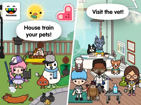 Captures d'écran de Toca Life: Pets iPad 