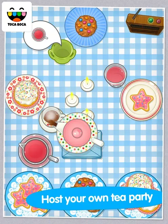 Capturas de pantalla de Toca Tea Party iPad 