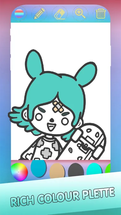 Toca Life Coloring Ekran Görüntüleri