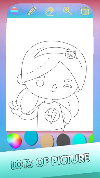 Toca Life Coloring Ekran Görüntüleri