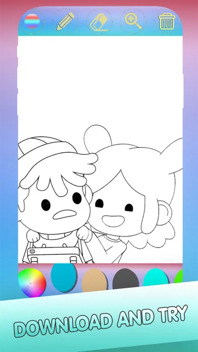 Toca Life Coloring Ekran Görüntüleri