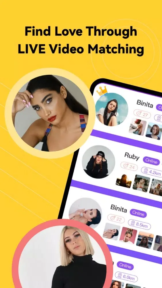 Capturas de pantalla de Hawa:Video Chat,Dating,Meet