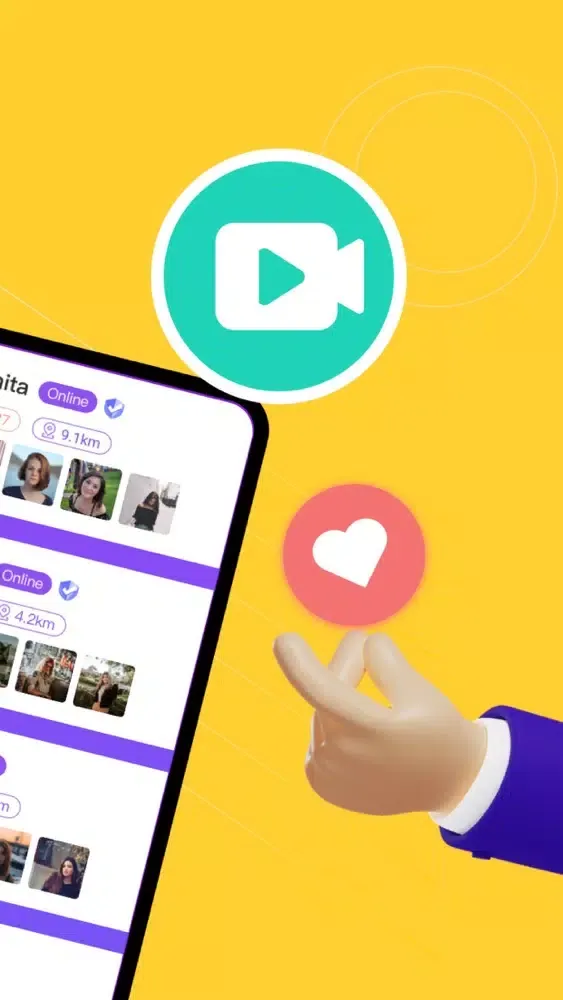 Capturas de pantalla de Hawa:Video Chat,Dating,Meet