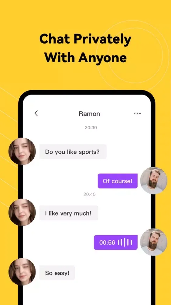 Capturas de pantalla de Hawa:Video Chat,Dating,Meet