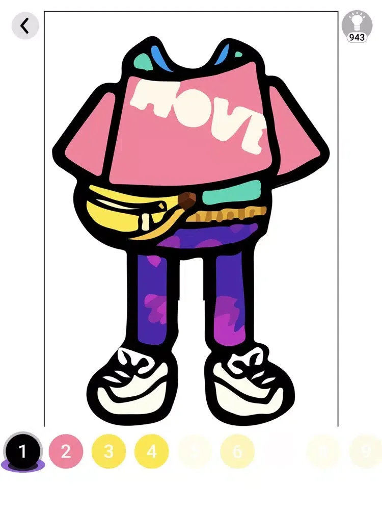 تصاویر Toca Coloring - Outfit Ideas iPad 