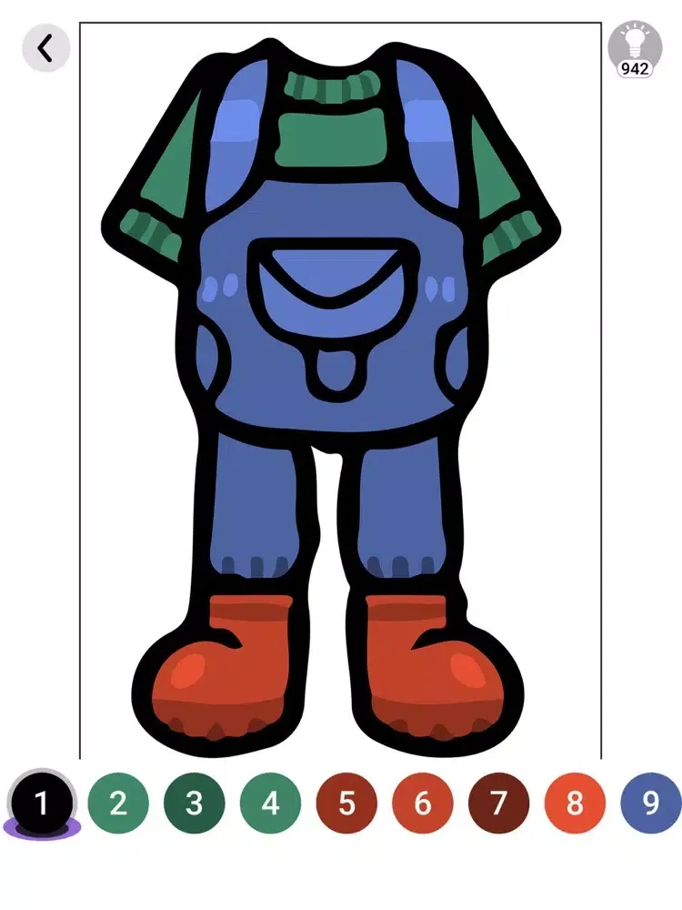 تصاویر Toca Coloring - Outfit Ideas iPad 