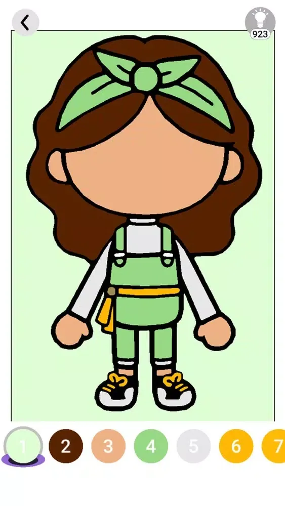 تصاویر Toca Coloring - Outfit Ideas