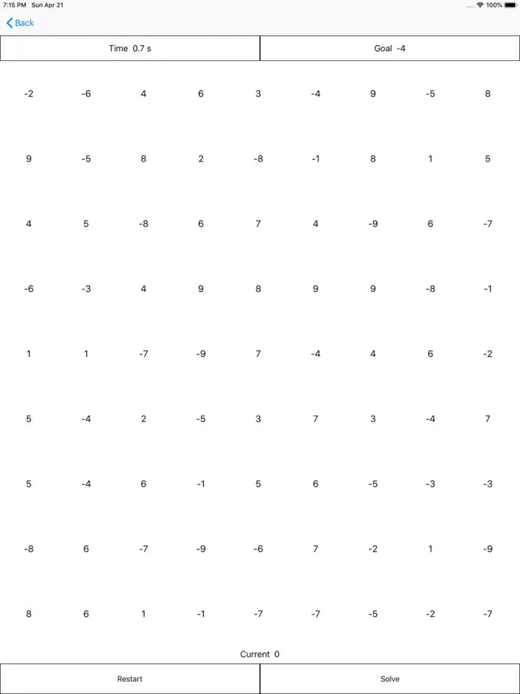 Number Waterfall - Add Games iPad 应用截图
