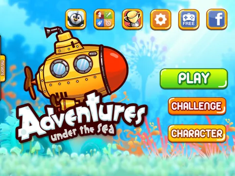 Adventures Under the Sea - Submarine Joyride iPad 应用截图