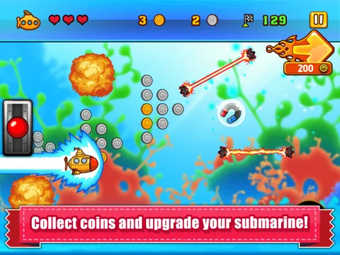 Adventures Under the Sea - Submarine Joyride iPad 应用截图
