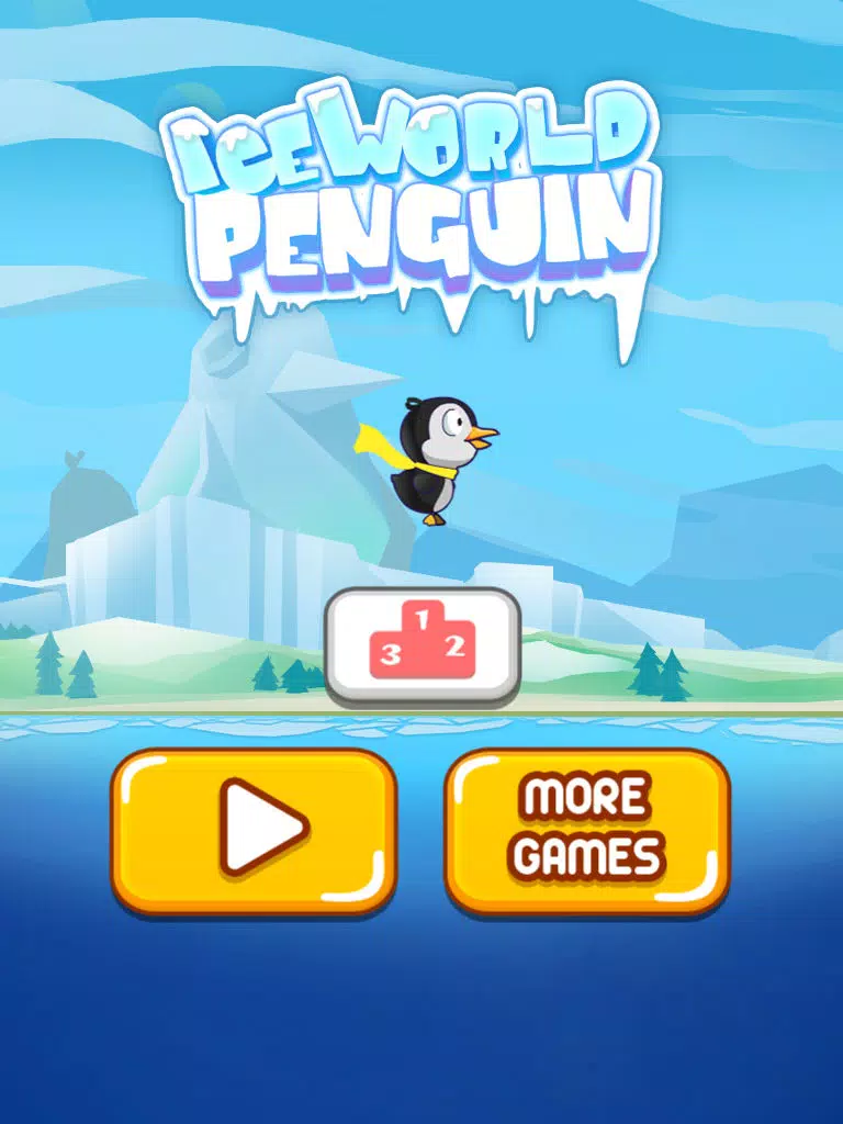 Adventures in Ice World - Happy Hoppy Penguin iPad  स्क्रीनशॉट