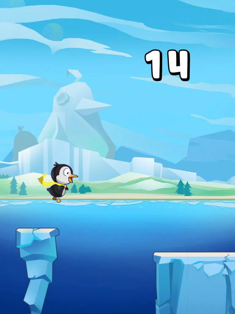 Adventures in Ice World - Happy Hoppy Penguin iPad  स्क्रीनशॉट