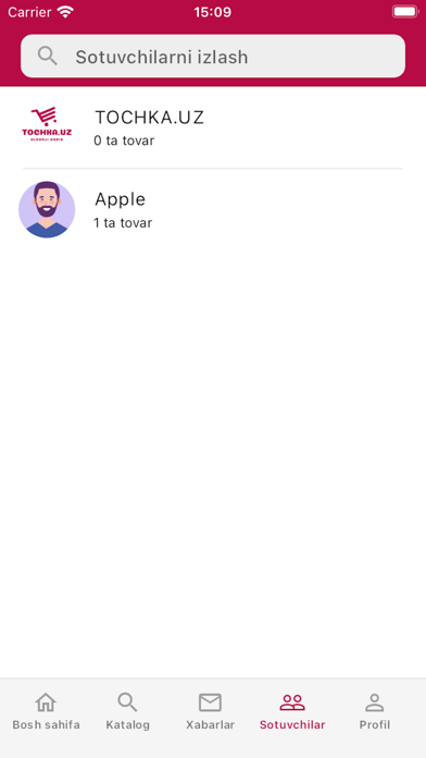 Screenshot di TOCHKA.UZ