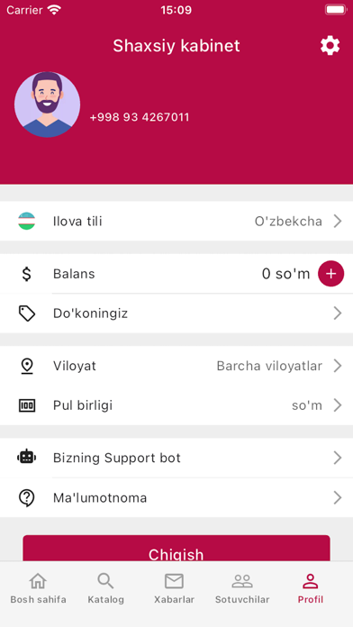 Screenshot di TOCHKA.UZ
