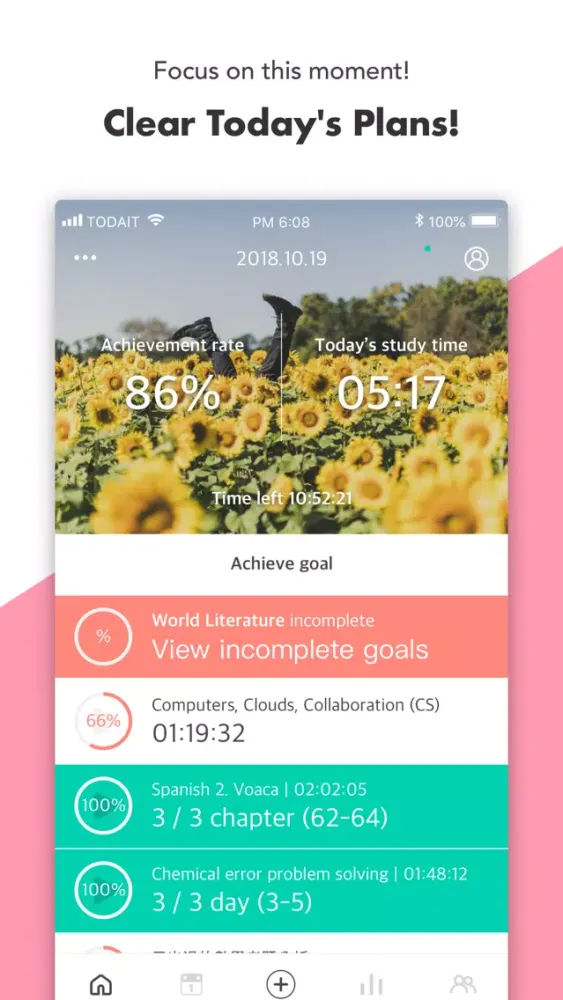Todait - Smart study planner應用截圖