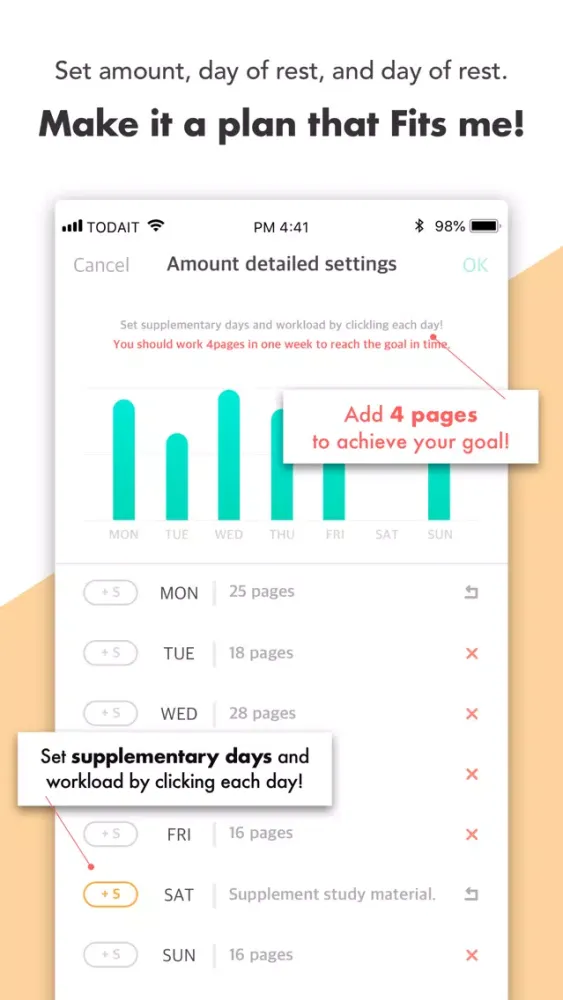 Todait - Smart study planner應用截圖