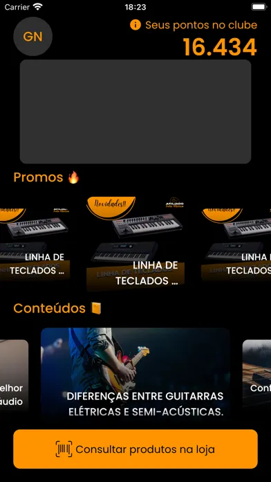 Capturas de tela do Clube Toda Música