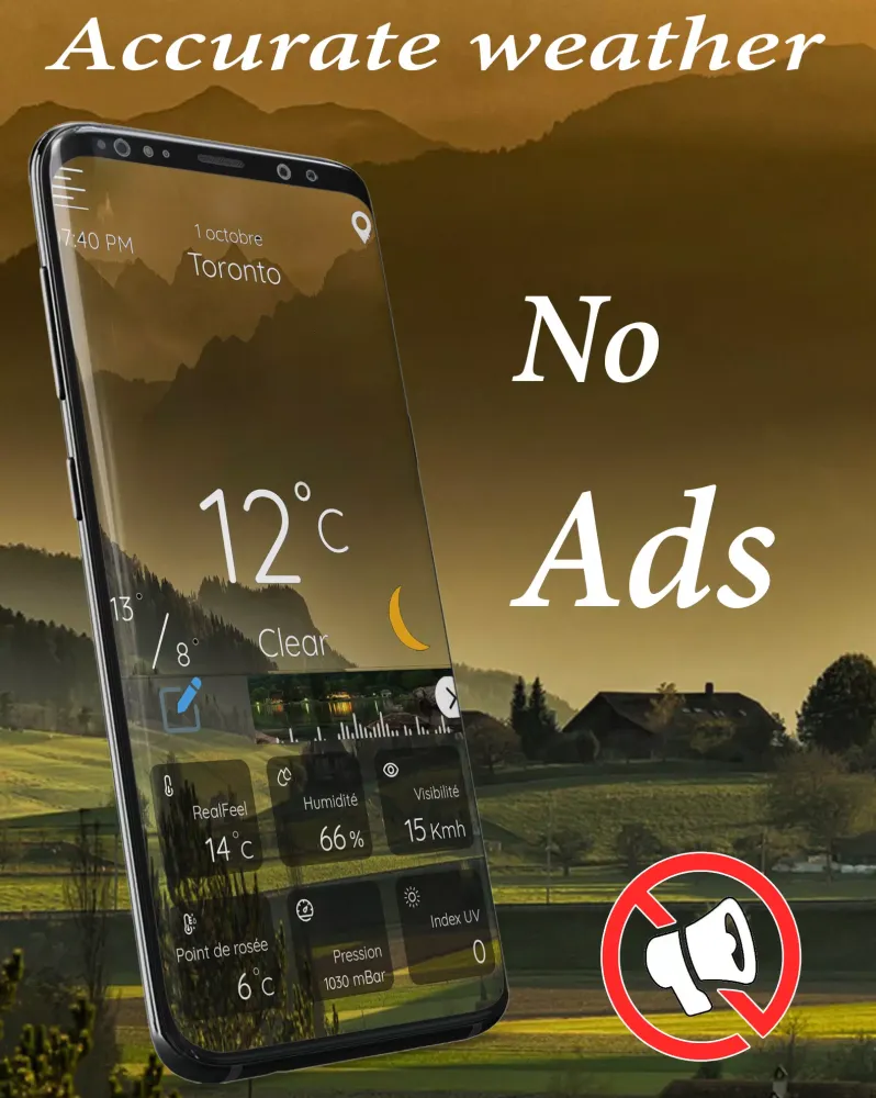 Capturas de tela do Weather Widgets