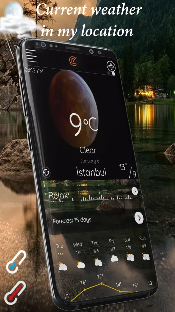 Capturas de tela do Weather Widgets