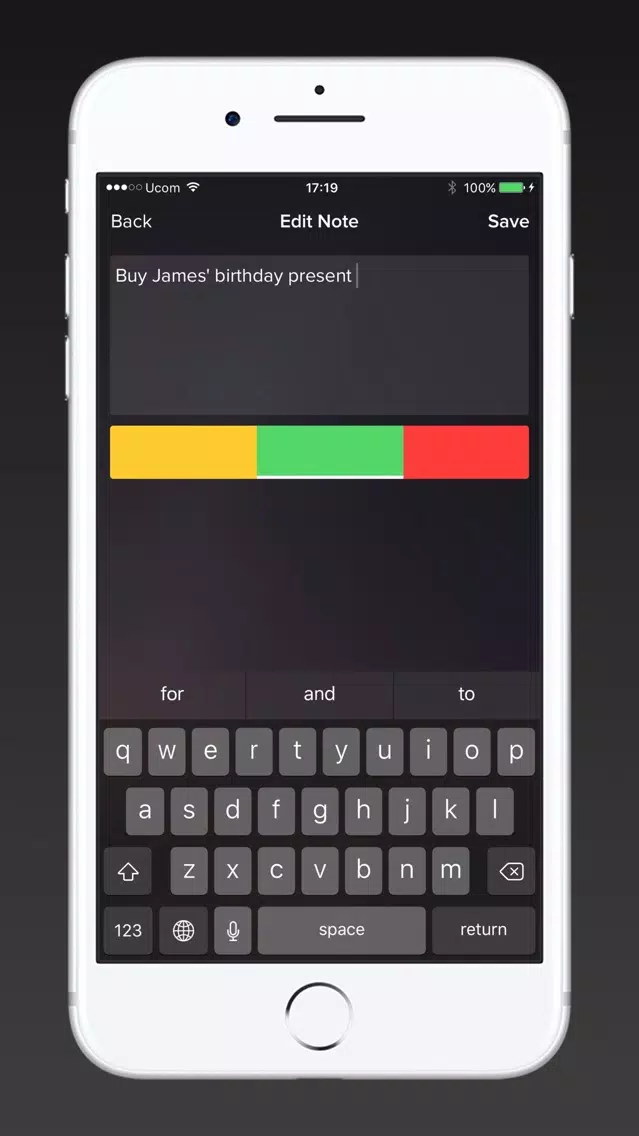 Tangkapan skrin TodayNote - Note with today widget