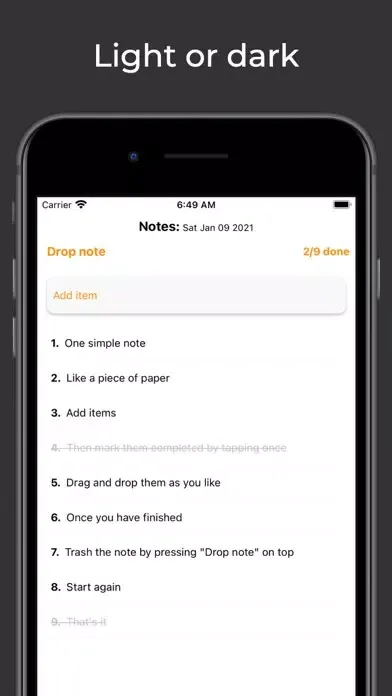 Ảnh chụp màn hình của TodaysNotes: One Note Only