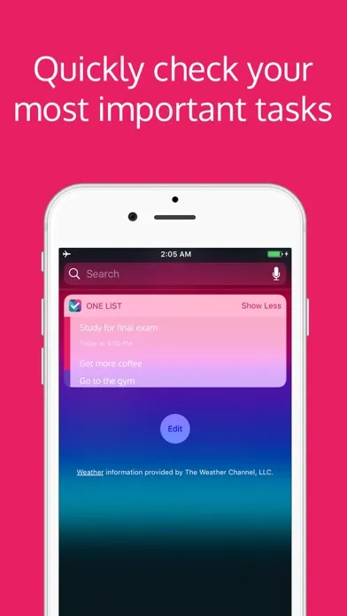 Tangkapan layar Prioritize Tasks with One List