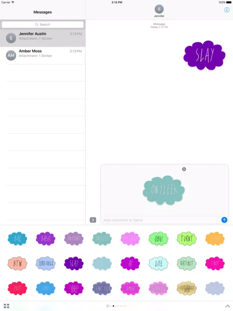 Capturas de tela do How Girls Talk iPad 