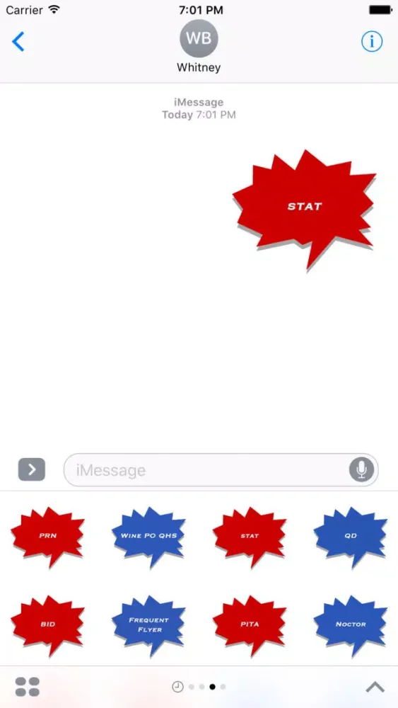 Ảnh chụp màn hình của Nurse Slang - Sticker Pack