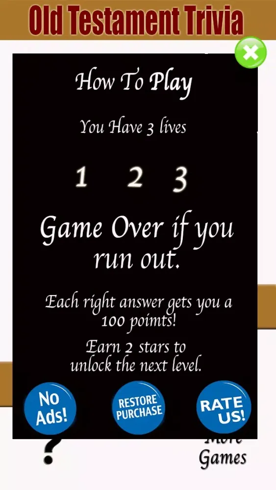 Screenshot di Ultimate Old Testament Trivia