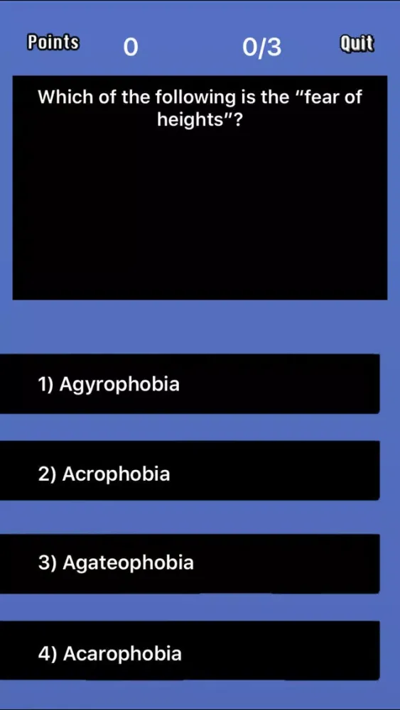 Скриншоты Ultimate Trivia - Phobia edition